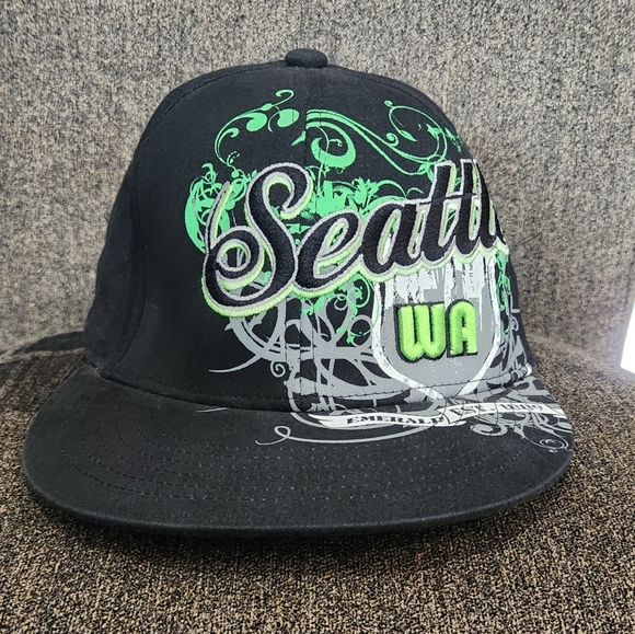 Seattle Washington Graffiti Hat - Picture 2 of 3